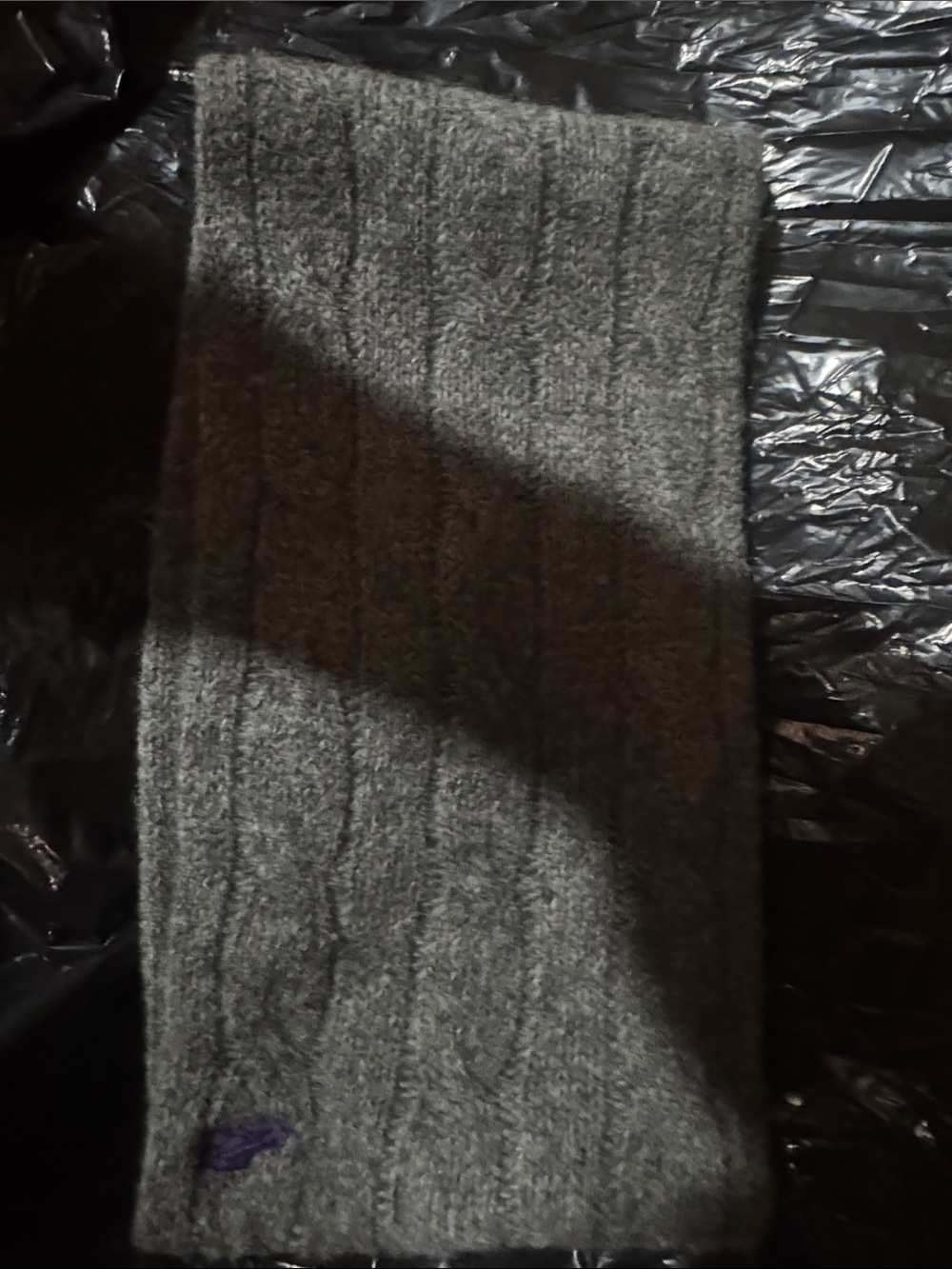 Polo by Ralph Lauren Gray Wool Headwrap